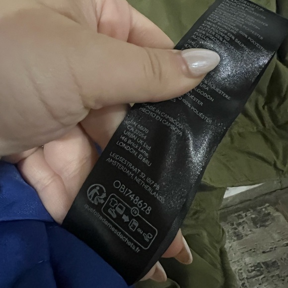 We The Free Green Becca Bomber Jacket Size Large $148 - Picture 7 of 7